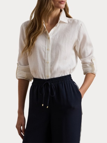 γυναικειο πουκαμισο polo ralph lauren karrie l/s linen σε προσφορά