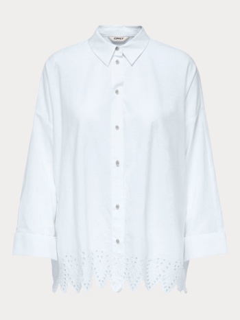πουκαμισο only graces tulum ls emb wvn bright white only σε προσφορά