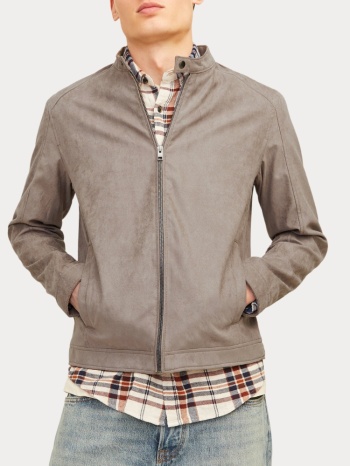 jacket jack & jones jjedylan clean faux suede falcon σε προσφορά