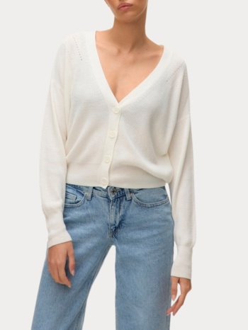 ζακετα vero moda vmnew lexsun ls short v-neck cardigan snow σε προσφορά