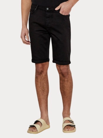 βερμουδα hugo boss tapered hugo 634/s denim black hugo boss σε προσφορά