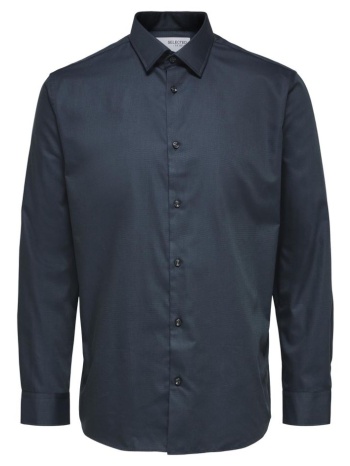 πουκαμισο selected slh slim ethan ls classic peacoat σε προσφορά