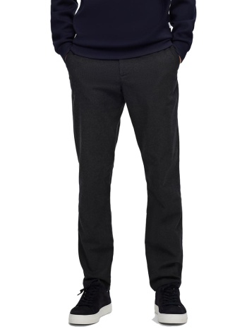 παντελονι selected slh175-slim miles brushed black selected σε προσφορά