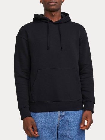 φουτερ jack & jones jjestar basic sweat hood black σε προσφορά