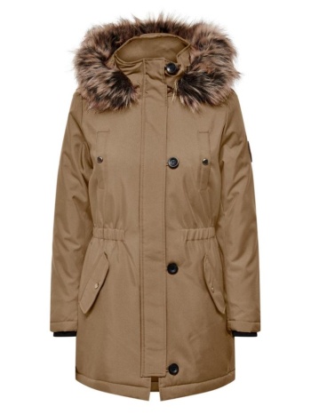 μπουφαν only iris fur winter parka tigers eye only σε προσφορά