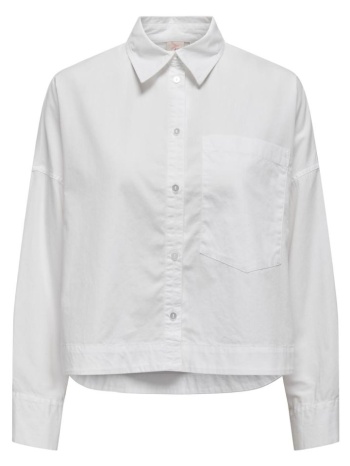 πουκαμισο only carrie ls shirt wvn bright white only σε προσφορά