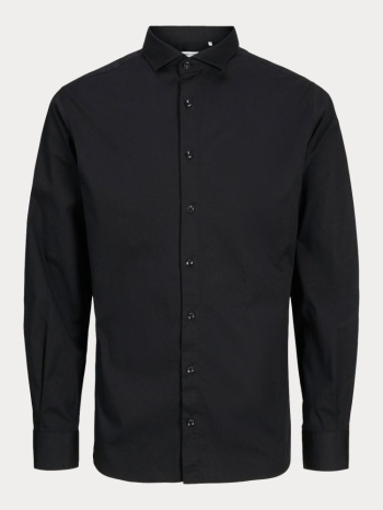 πουκαμισο jack & jones jprblajaxon stretch shirt l/s black σε προσφορά