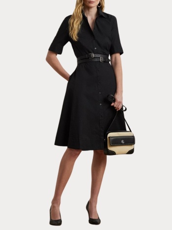 γυναικειο φορεμα polo ralph lauren finnbarr s/s belted σε προσφορά