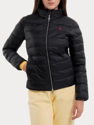 γυναικειο μπουφαν polo ralph lauren insulated 6/15 classics black polo ralph lauren