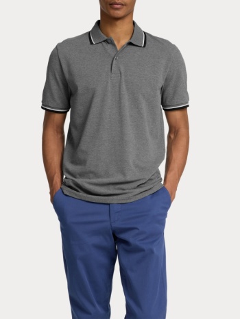 πολο selected slhslim-atlas sport ss medium grey melange σε προσφορά