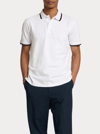 πολο selected slhslim-atlas sport ss bright white selected σε προσφορά