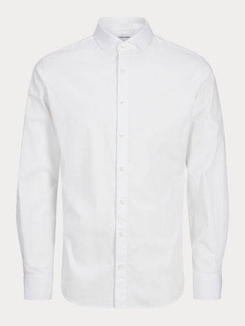 πουκαμισο jack & jones jprblajaxon stretch shirt l/s white σε προσφορά