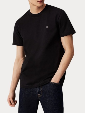 t-shirt calvin klein heavy regular tee ck black calvin klein σε προσφορά