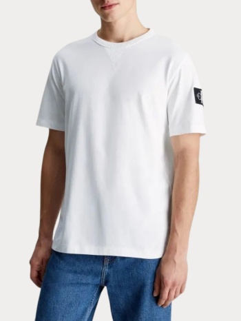 t-shirt calvin klein s/s bright white calvin klein σε προσφορά