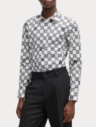 πουκαμισο hugo boss ermo open white/pattern hugo boss