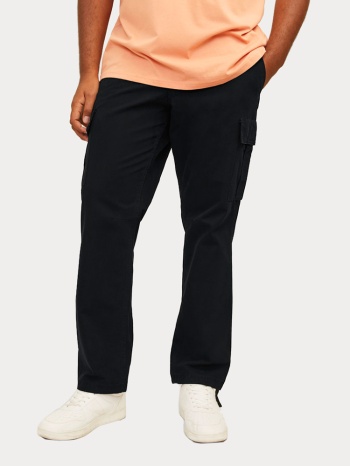 παντελονι jack & jones jpstkane jjbarkley cargo plus black σε προσφορά
