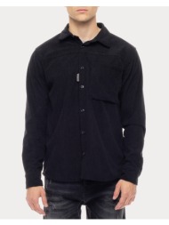 πουκαμισο cover jeans enzo4 overshirt black cover jeans