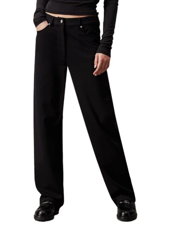 παντελονι calvin klein milano slim straight pant ck black σε προσφορά