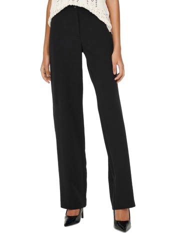 παντελονι only lana-berry mid straight pant black only σε προσφορά