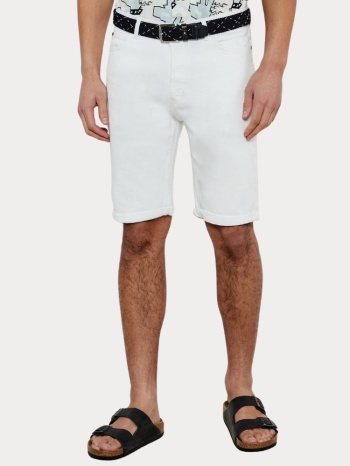 βερμουδα hugo boss tapered hugo 634/s denim white hugo boss σε προσφορά