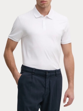 πολο calvin klein ss smooth cotton solid brilliant white σε προσφορά