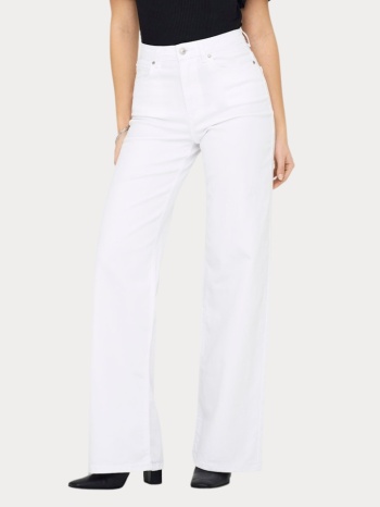 τζιν only madison blush hw wide dnm cropped white only σε προσφορά