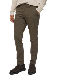 ανδρικο παντελονι selected slim-parker mix brown selected