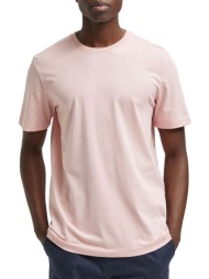 t-shirt selected slhnorman ss o-neck pink selected