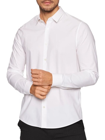πουκαμισο calvin klein chest logo white calvin klein σε προσφορά