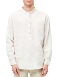 πουκαμισο explorer mao m/m linen white explorer