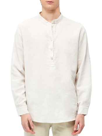 πουκαμισο explorer mao m/m linen white explorer σε προσφορά