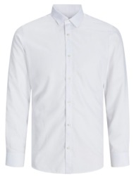 πουκαμισο jack & jones structure shirt ls aw24 white jack&jones