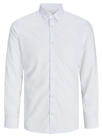 πουκαμισο jack & jones structure shirt ls aw24 white σε προσφορά
