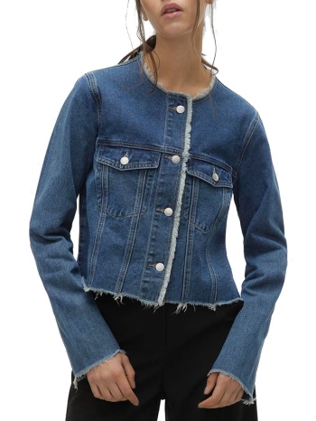denim jacket vero moda vmkiri ls edge denim jacket gu3214 σε προσφορά