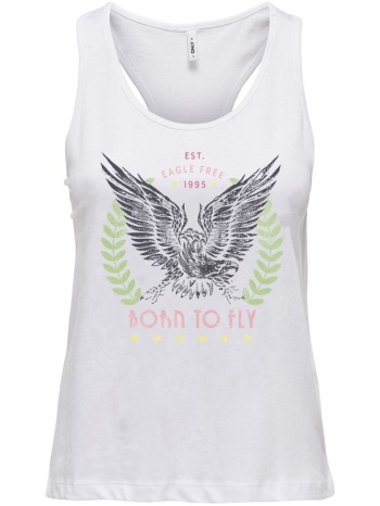 tank top only henny life reg s/l box jrs bright white/eagle σε προσφορά