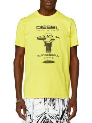 t-shirt diesel t-diegor-k69 yellow diesel