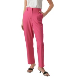 παντελονι vero moda vmzelda hw straight pant pink yarrow vero moda