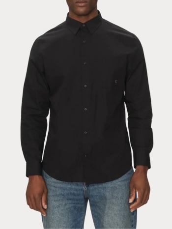 πουκαμισο calvin klein ls poplin classic black calvin klein σε προσφορά