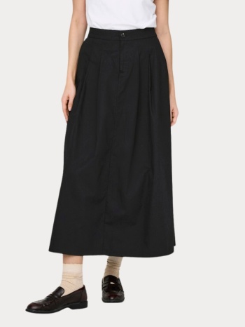 φουστα only zora hw long pleat skirt pnt black only σε προσφορά