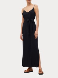 φορεμα vero moda vmeasy joy slit maxi v-neck dress black vero moda