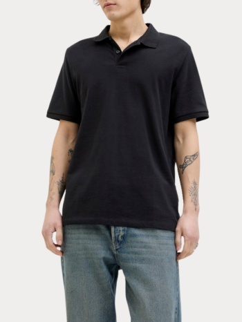 πολο jack & jones jjkane ss black jack&jones σε προσφορά