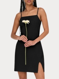 φορεμα only caro-jakiri linen blend wvn black only