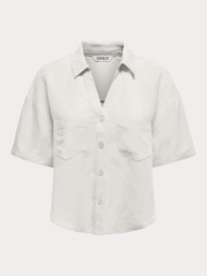 πουκαμισο only windy life s/s linen blend pnt cloud dancer only