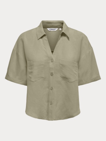 πουκαμισο only windy life s/s linen blend pnt elm only σε προσφορά