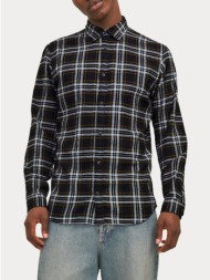 πουκαμισο jack & jones jjjoshua fall flannel shirt ls black jack&jones