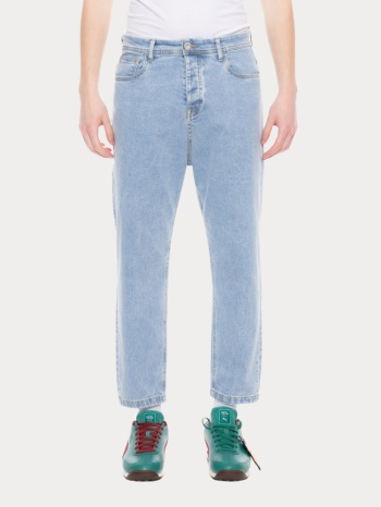 τζιν cover jeans dan carrot fit denim blue cover jeans σε προσφορά