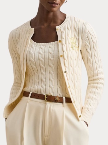 γυναικεια ζακετα polo ralph lauren cable-knit cotton σε προσφορά