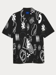πουκαμισο jack & jones jorluke gallery resort ss tg smu black jack&jones