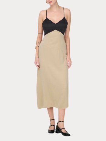 φορεμα only jane life s/l janice long ptm black/hummus only σε προσφορά