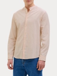 πουκαμισο jack & jones jrebmoss sunny band ls apricot ice jack&jones